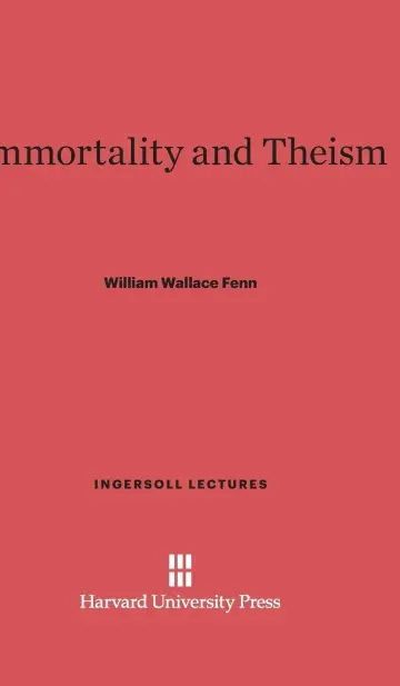 Cover of Immortality and Theism