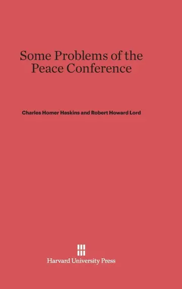 Cover of Some Problems of the Peace Conference