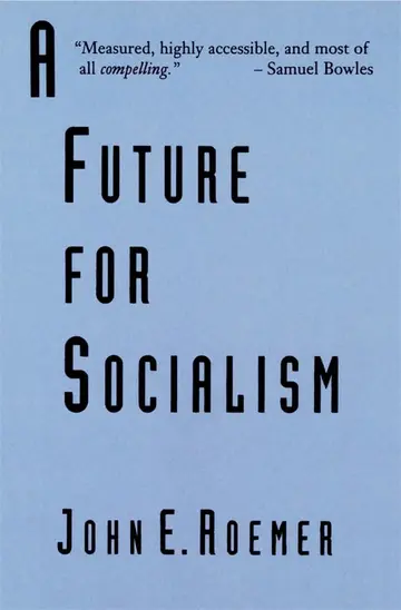 Cover of A Future for Socialism