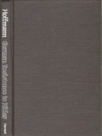 Cover of German Resistance to Hitler