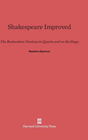 Cover of Shakespeare Improved