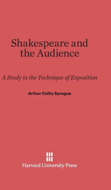 Cover of Shakespeare and the Audience