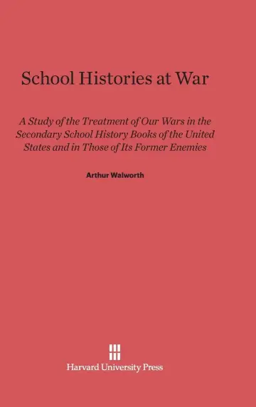 Cover of School Histories at War