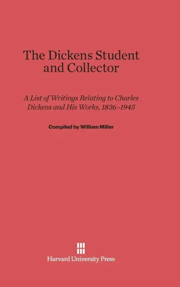 Cover of The Dickens Student and Collector