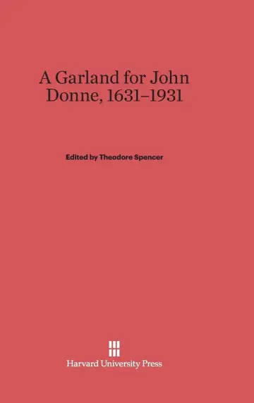 Cover of Garland for John Donne, 1631-1931