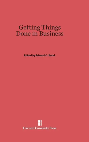 Cover of Getting Things Done in Business