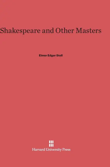 Cover of Shakespeare and Other Masters