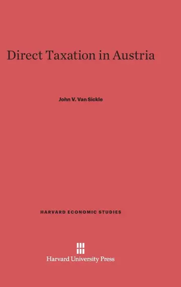 Cover of Direct Taxation in Austria