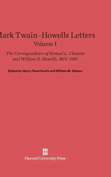 Cover of Mark Twain-Howells Letters