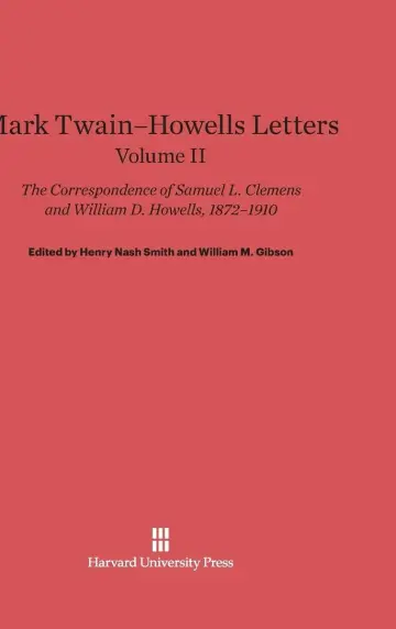 Cover of Mark Twain-Howells Letters