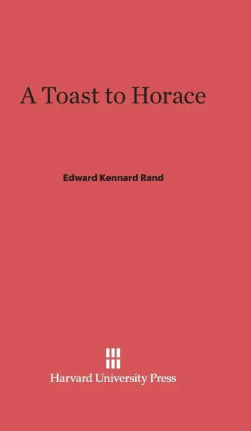 Cover of A Toast to Horace