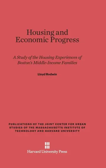 Cover of Housing and Economic Progress