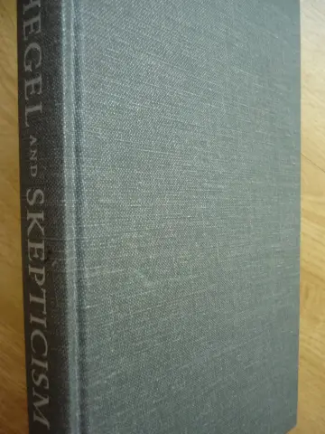 Cover of Hegel and Skepticism