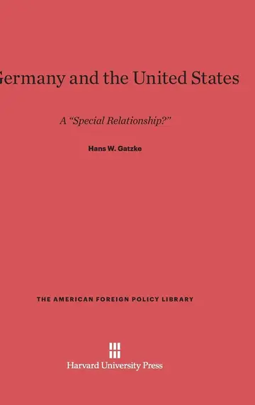 Cover of Germany and the United States