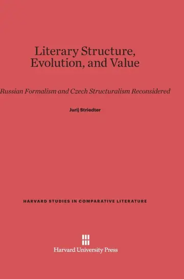 Cover of Literary Structure, Evolution, and Value