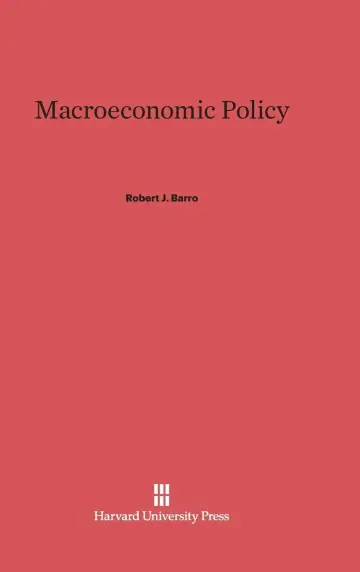 Cover of Macroeconomic Policy