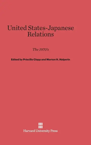 Cover of United States-Japanese Relations