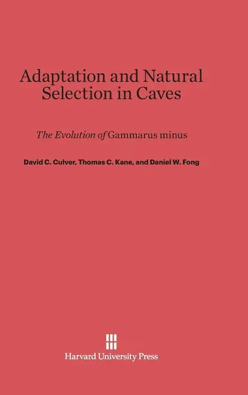 Cover of Adaptation and Natural Selection in Caves