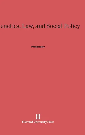 Cover of Genetics, Law, and Social Policy