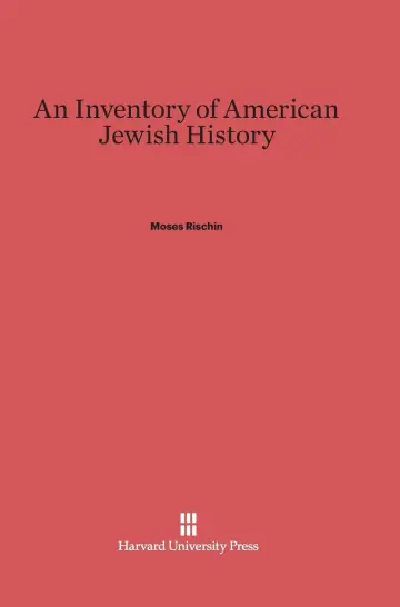Cover of An Inventory of American Jewish History