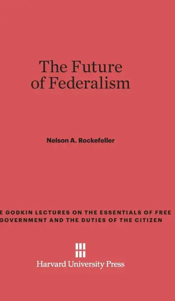 Cover of The Future of Federalism