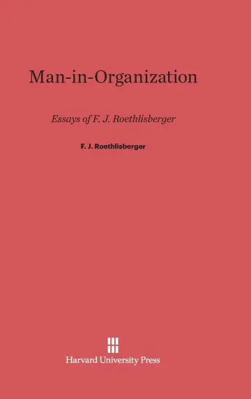 Cover of Man-In-Organization