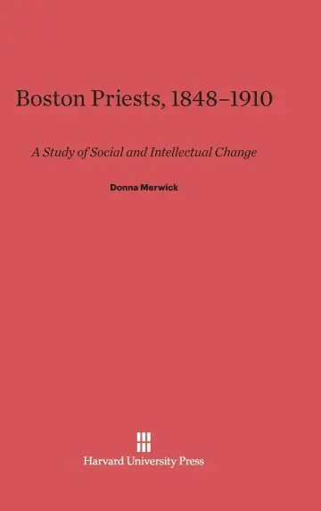 Cover of Boston Priests, 1848-1910