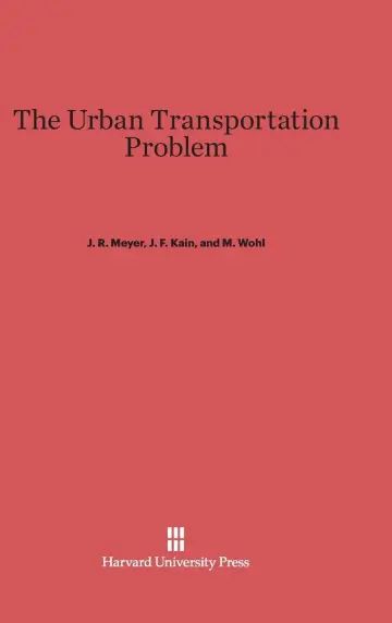 Cover of The Urban Transportation Problem