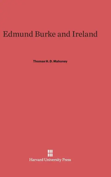 Cover of Edmund Burke and Ireland