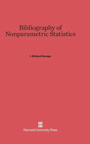 Cover of Bibliography of Nonparametric Statistics