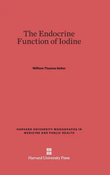 Cover of The Endocrine Function of Iodine