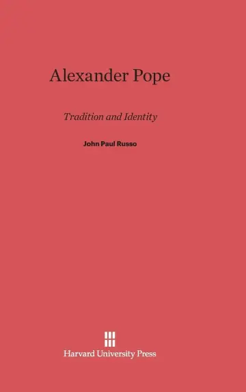 Cover of Alexander Pope