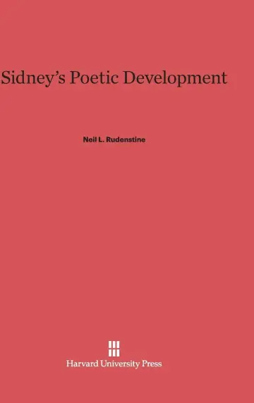 Cover of Sidney's Poetic Development