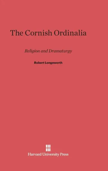 Cover of The Cornish Ordinalia