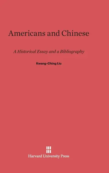 Cover of Americans and Chinese