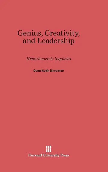 Cover of Genius, Creativity, and Leadership