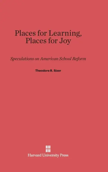 Cover of Places for Learning, Places for Joy