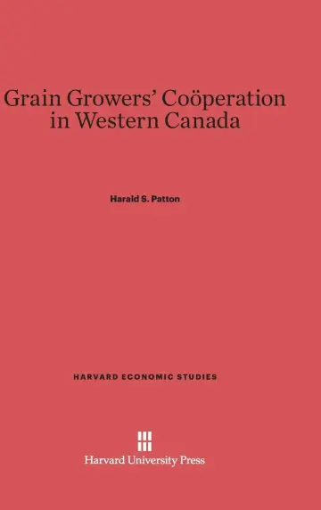 Cover of Grain Growers' Cooperation in Western Canada