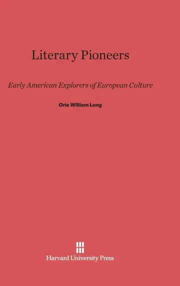 Cover of Literary Pioneers