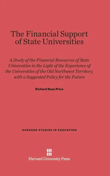 Cover of The Financial Support of State Universities