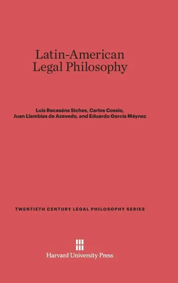 Cover of Latin-American Legal Philosophy