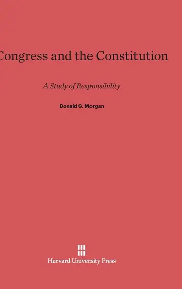 Cover of Congress and the Constitution