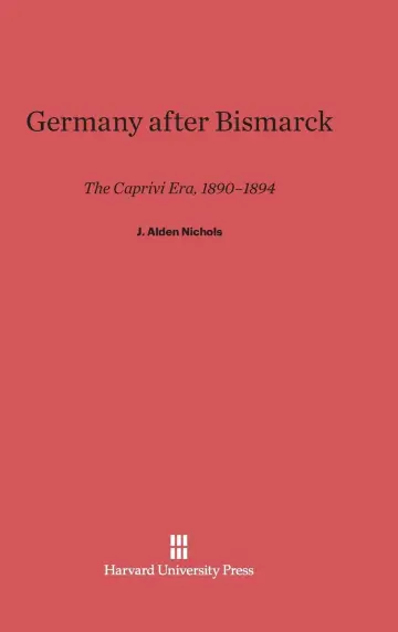 Cover of Germany After Bismarck