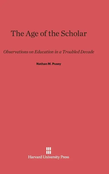 Cover of The Age of the Scholar
