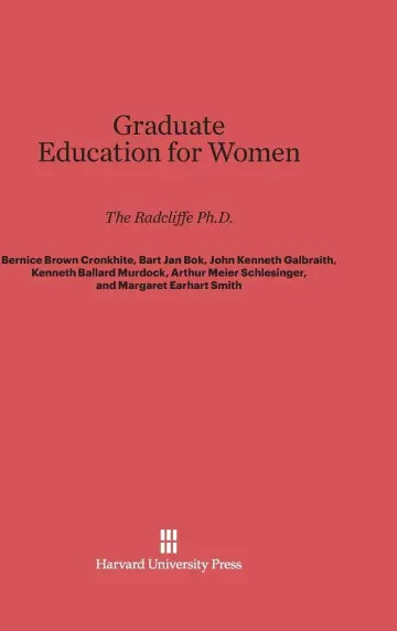 Cover of Graduate Education for Women