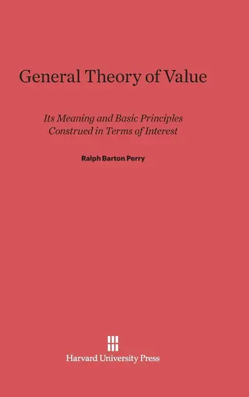 Cover of General Theory of Value
