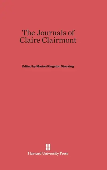 Cover of The Journals of Claire Clairmont