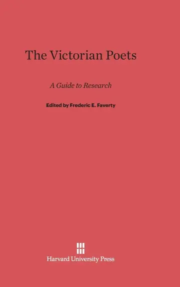 Cover of The Victorian Poets