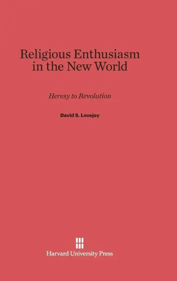 Cover of Religious Enthusiasm in the New World