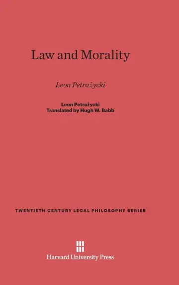 Cover of Law and Morality